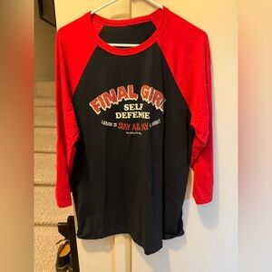 The Oblong Box shop GUC final girl shirt